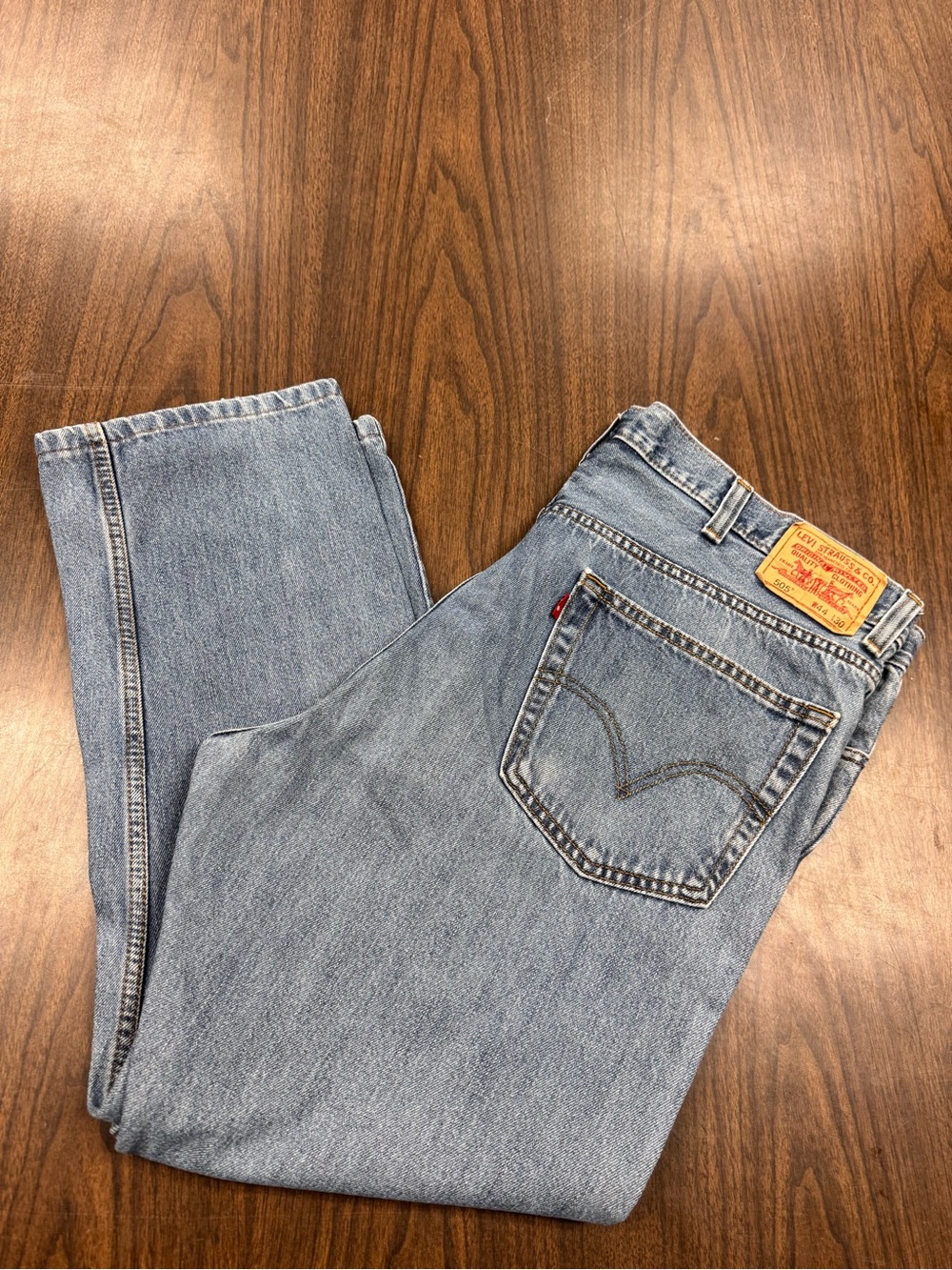 Levi’s 505 Regular Fit Straight Leg Jeans W44 L30